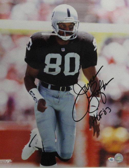 James Lofton Signed Autographed 16x20 Photograph Hof 83 Oakland Raiders W/ COA