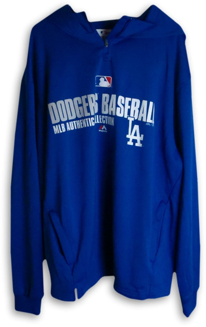 Jamey Wright 2014 Player Worn Dodgers Hoodie Fleece Team Issue 2XL EK648003