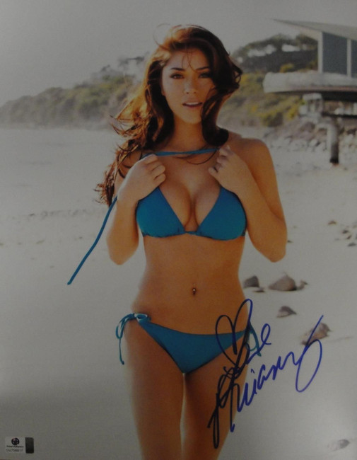 Arianny Celeste Hand Signed Autographed 11x14 Photo UFC Ring Bikini JSA U16466