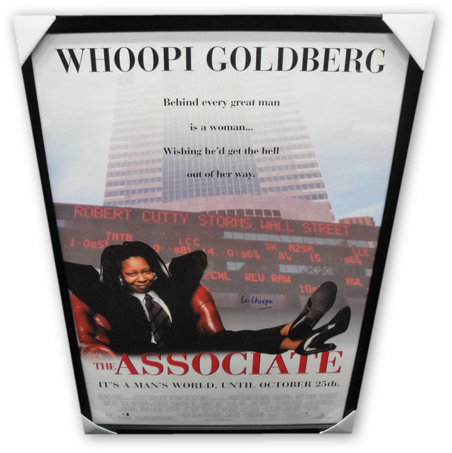 Whoopi Goldberg Huge Autographed  Movie Poster The Associate Framed GV852260