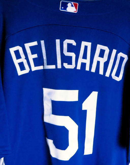 Ronald Belisario Team Issue Batting Practice Jersey 2012 Dodgers #51 Size 50