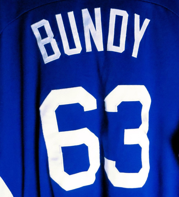 Lorenzo Bundy Team Issue Jersey Los Angeles Dodgers Home White #63 HZ167025