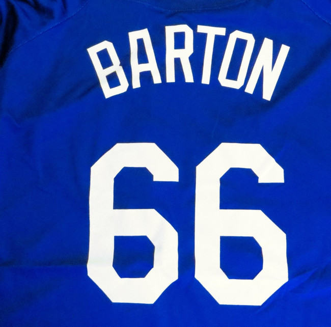 Brian Barton Team Issue Batting Practice Jersey 2010 Dodgers #66 Size 48