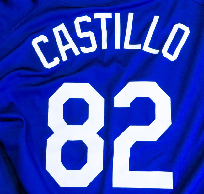 Castillo Team Issue Batting Practice Jersey 2010 Dodgers #82 Size 48