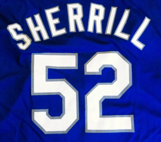 George Sherrill Team Issue Batting Practice Jersey 2010 Dodgers #52 Size 50