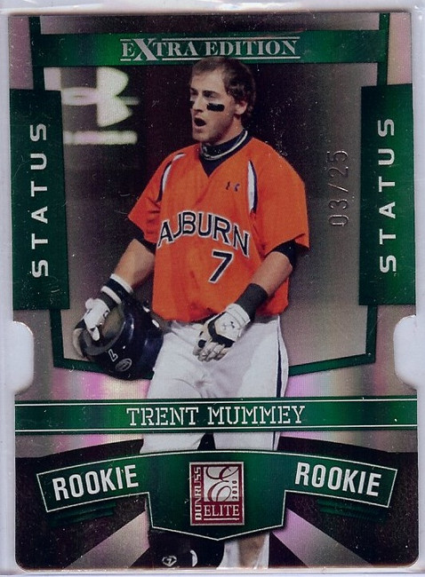 Trent Mummey 2010 Donruss Elite Status RC Rookie Parallel Orioles #149 03/25