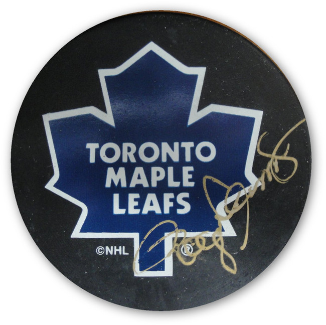 Roger Clemens Hand Signed Autographed Maple Leafs Puck Very Rare! GAI GV 273265