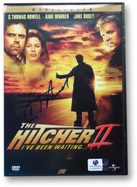 C Thomas Howell Signed Autographed DVD Cover The Hitcher II GV862978