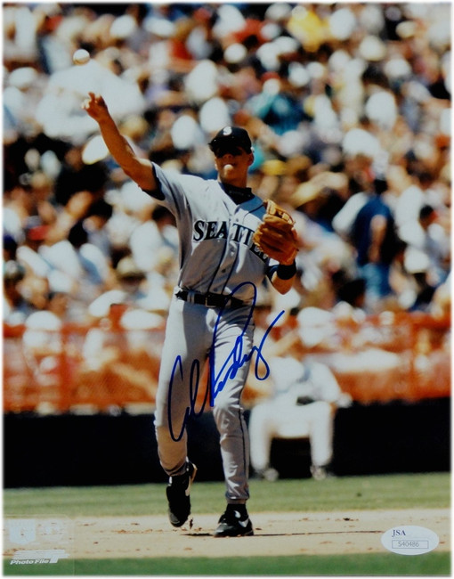 Alex Rodriguez Signed Autographed 8X10 Photo Mariners Throwing Ball Mariners JSA