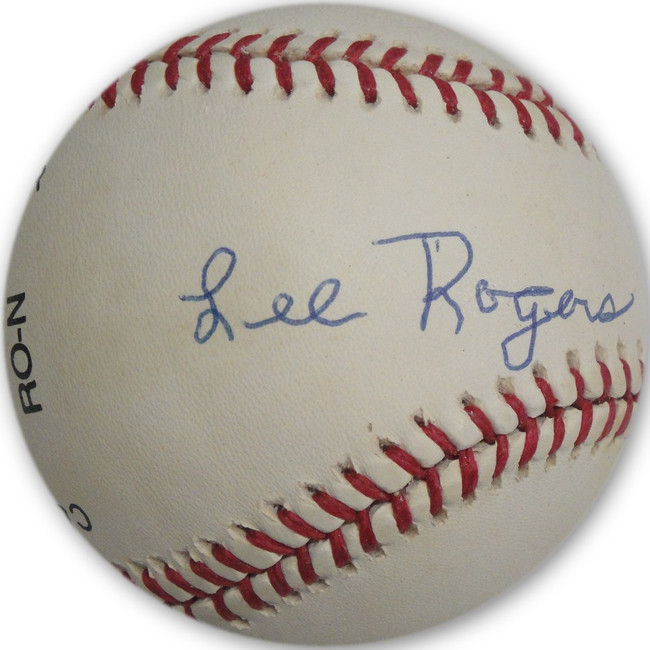 Lee Rogers Hand Signed Autographed MLB NL Baseball Brooklyn  Dodgers w/ COA