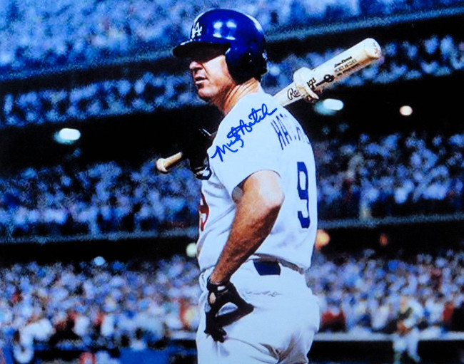 Mickey Hatcher Signed Autographed 11X14 Photo Dodgers 1988 WS On Deck w/COA