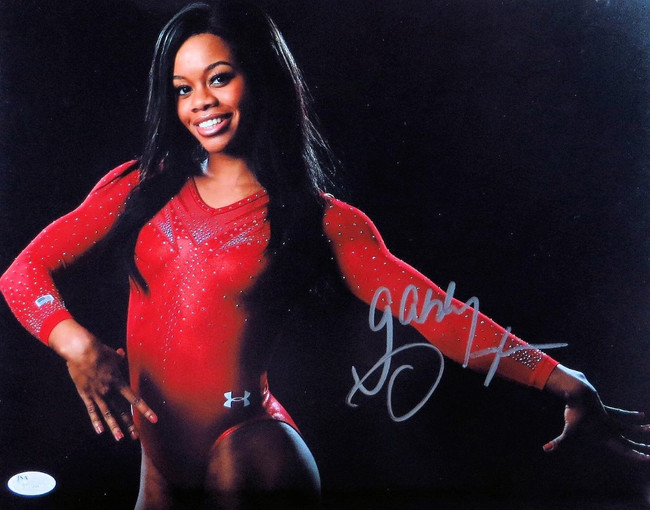 Gabby Douglas Signed Autographed 11X14 Photo Team USA Gymnast Pose JSA S71564