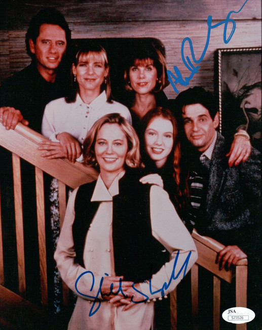 Cybill Sheppard Alan Rosenberg Signed Autographed 8X10 Photo Cybill JSA S73526