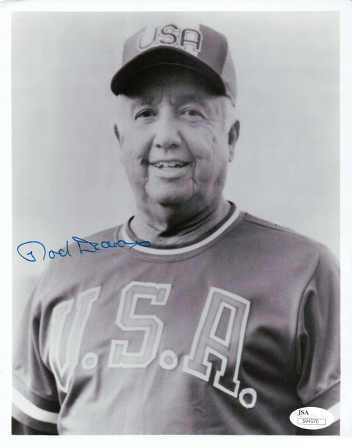 Rod Dedeaux Signed Autographed 8X10 Photo Legendary Coach JSA S94570