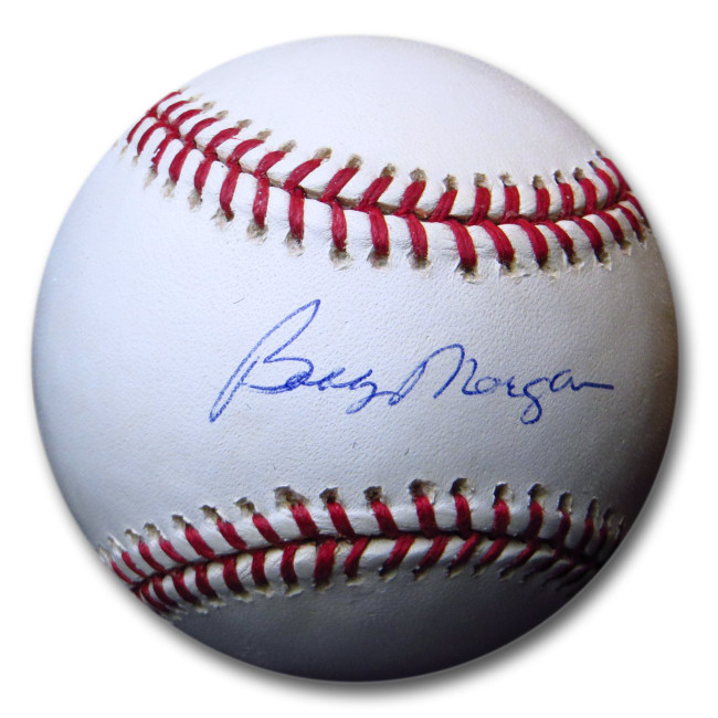 Bobby Morgan Signed Autographed MLB Baseball Brooklyn Dodgers Beckett COA