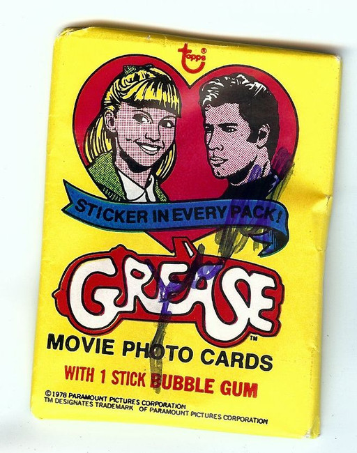 John Travolta Signed Autographed Sealed Trading Card Pack Grease 1978 GX31162