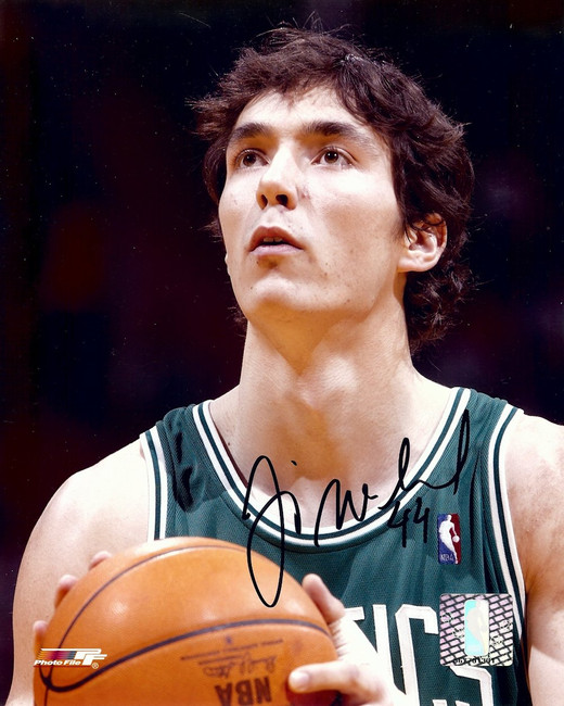 Jiri Welsch Signed Autographed 8X10 Photo Celtics Close Up Free Throw w/COA