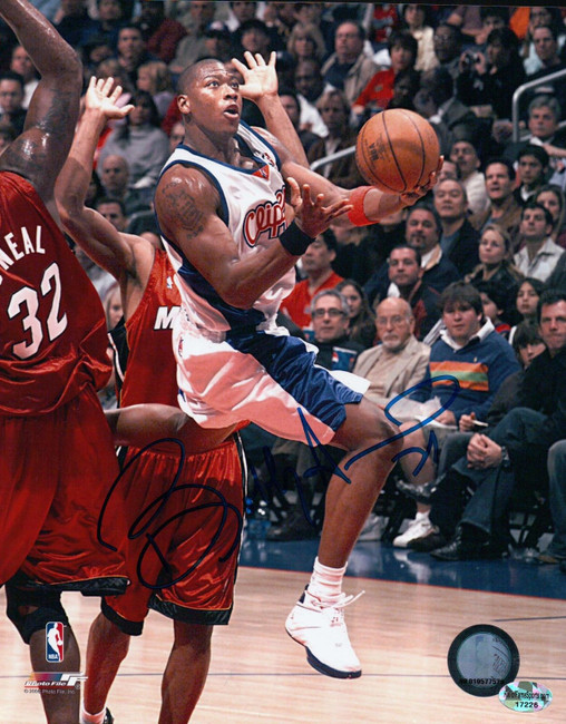 Bobby Simmons Signed 8X10 Autograph Photo Clippers Blue Ink "#21" w/COA