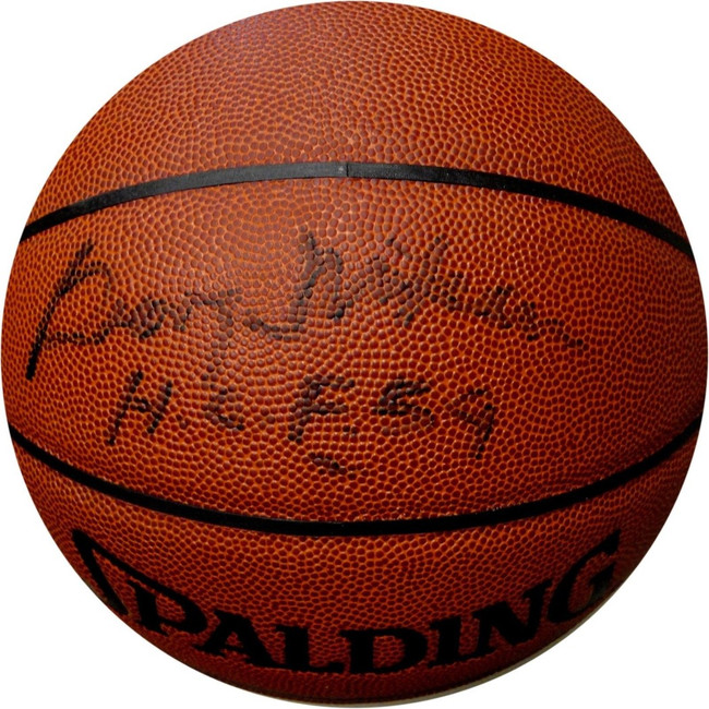 George Mikan Hand Signed Autograph Full Size Spalding Basketball MPLS Lakers