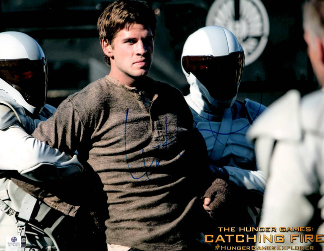 Liam Hemsworth Signed Autograph 11X14 Photo Hunger Games:Catching Fire GV742822