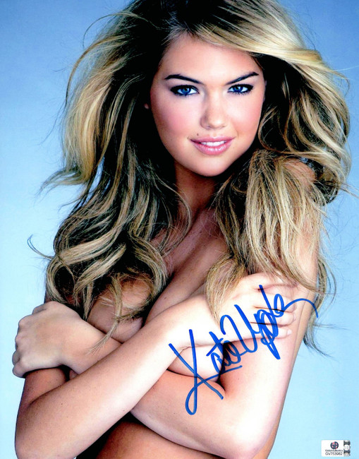 Kate Upton Signed Autographed 11X14 Photo Sexy Vintage Flowing Hair GV753982