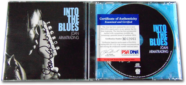 Joan Armatrading Signed Autographed CD Booklet Into the Blues PSA M62663