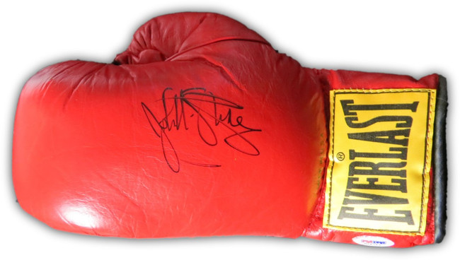 John Stracey Signed Autographed Everlast Boxing Glove  PSA/DNA M58763