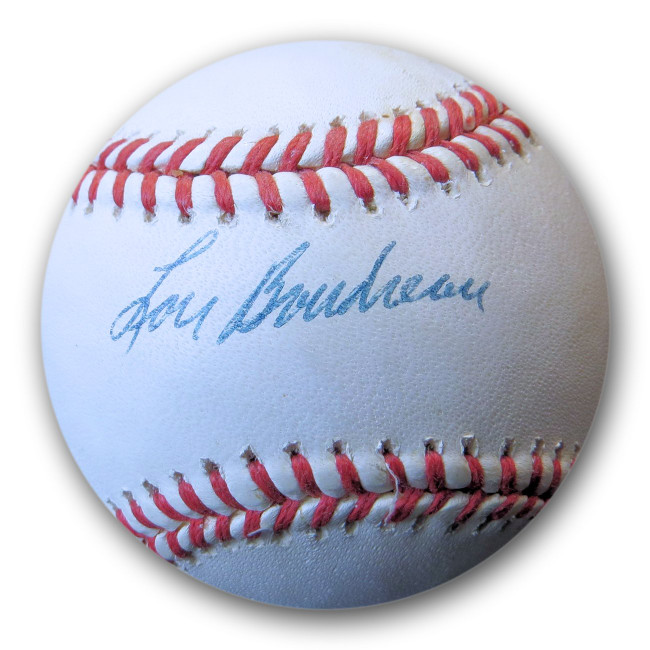 Lou Boudreau Signed Autographed AL Baseball Red Sox Indians COA