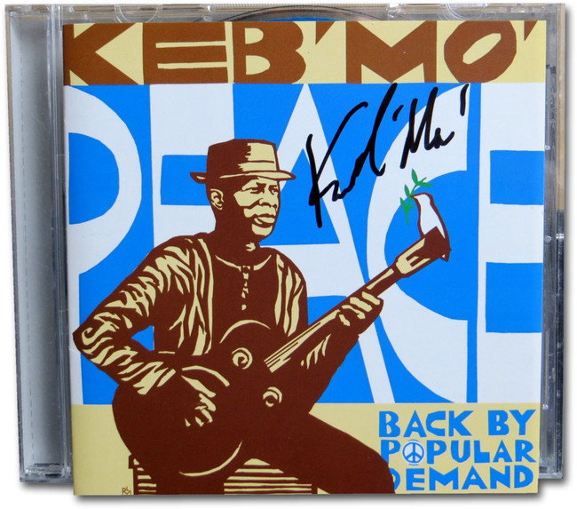 Keb' Mo' Signed Autographed CD Cover Peace Back By Popular Demand PSA X60375