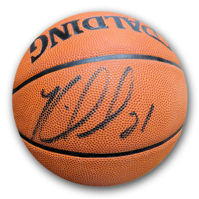 Kareem Rush Signed Autographed I/O Basketball Lakers Black Ink COA