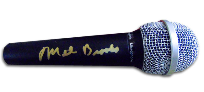 Mel Brooks Signed Autographed Microphone Director Producer JSA DD73538