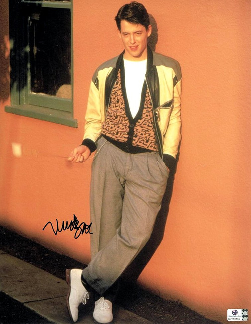 Matthew Broderick Auto Autographed 11X14 Photo Ferris Bueller's Day Off GV766850