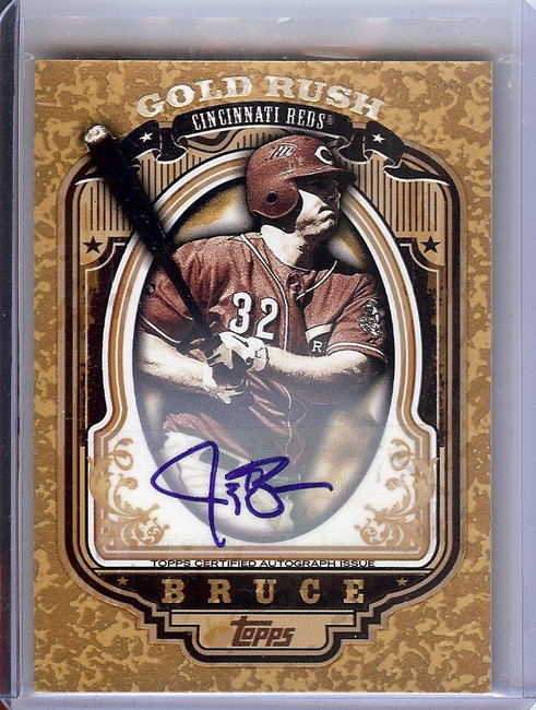 Jay Bruce 2012 Topps Gold Rush Auto Autograph Reds #12 37/50