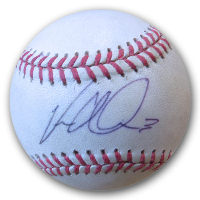 Veron Wells Signed Autographed NL Baseball Blue Jays Angels JSA EE36614