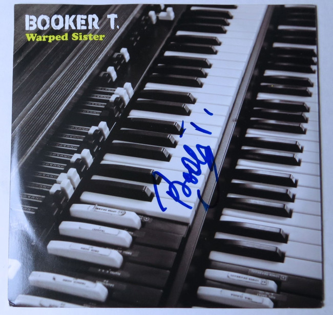 Booker T. Signed Autographed 45" Record Sleeve Warped Sister JSA EE19991