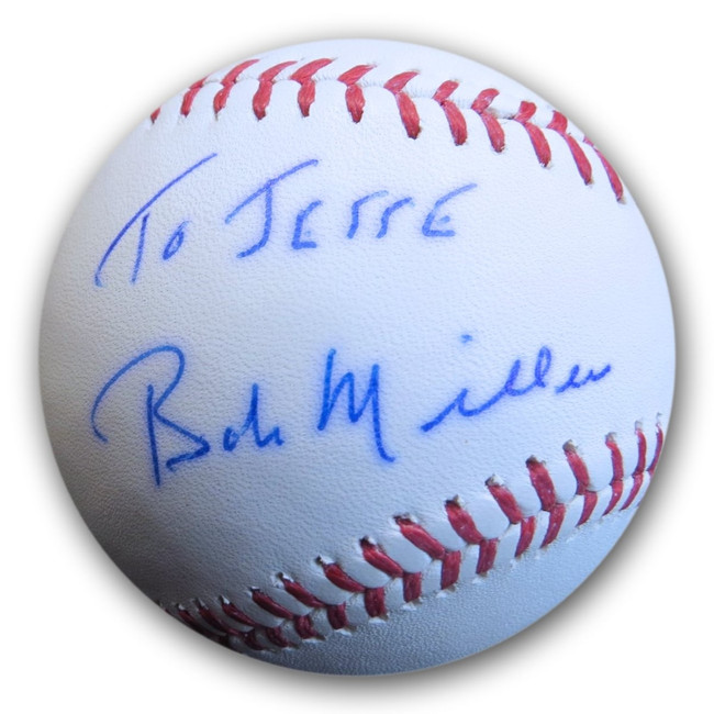 Bob Miller Signed Autograph MLB Baseball Kings HOF Broadcaster To Jesse GV900301