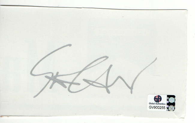 Scott Ian Signed Autographed Cut Autograph Anthrax Guitarist GV900255