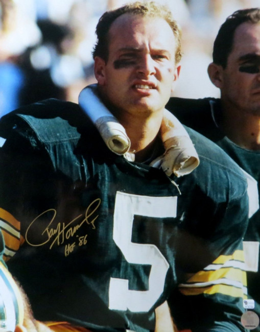 Paul Hornung Signed Autographed 16X20 Photo Green Bay Packers "HOF 86" GV407458