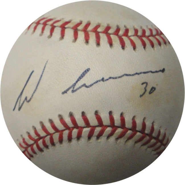 Wilton Guerrero Hand Signed Autographed Major League Baseball Dodgers Black Ink