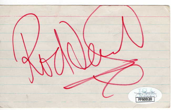 Rod Stewart Signed Autographed Index Card Rock Legend JSA FF60020