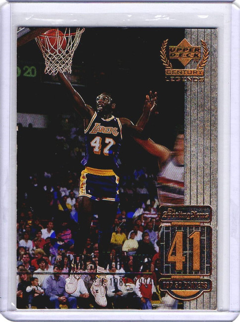 James Worthy 1999-00 UD Century Legends Signed Autograph Lakers GX31331 #41