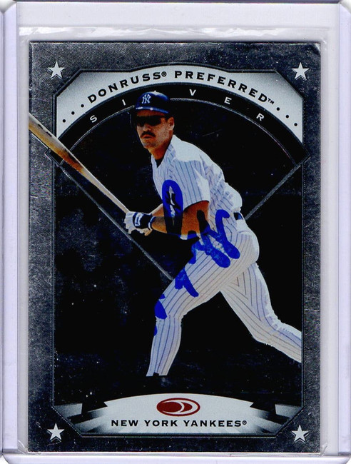 Wade Boggs 1997 Donruss Preferred Silver Signed Autograph GX31325 Yankees #54