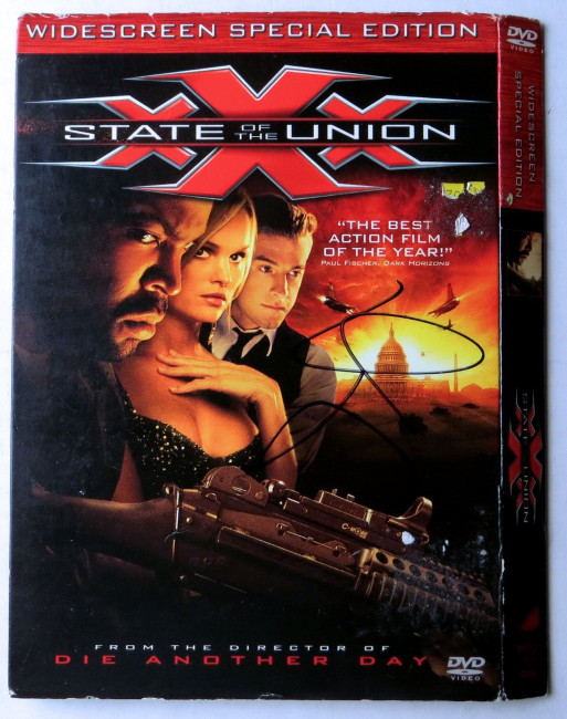 Willem Dafoe Signed Autograph DVD Slipcover XXX: State of the Union JSA HH37682