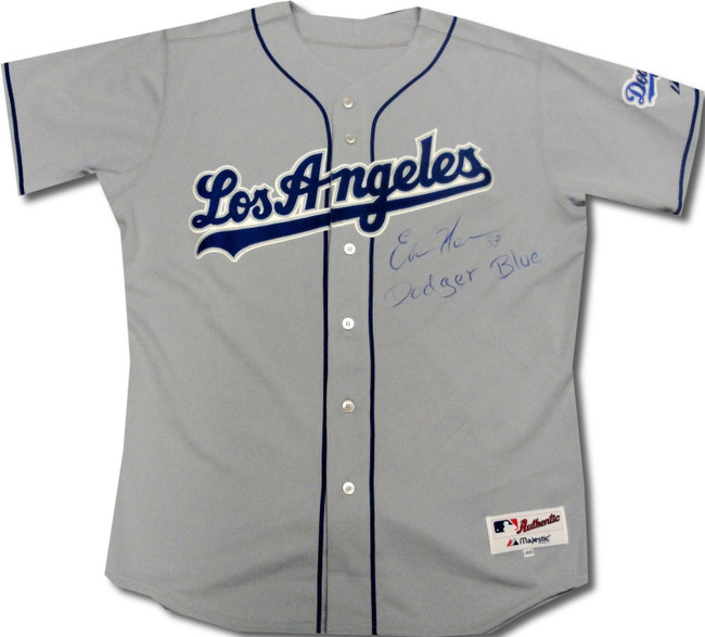 Elian Herrera Signed Autographed Los Angeles Dodgers Road Jersey Blue Ink W/ COA