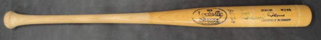 Pedro Guerrero Game Model Baseball Bat Los Angeles Dodgers Hand Signed Uncracked