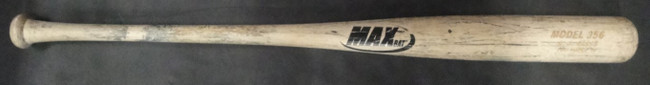 AJ Ellis A.J. Game Used Baseball Bat Max Los Angeles Dodgers UnSigned Uncracked