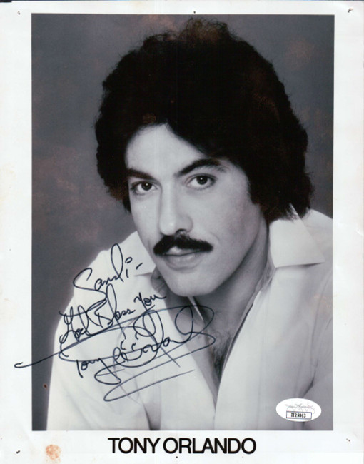 Tony Orlando Signed Autographed 8X10 Photo Vintage Headshot JSA II25863