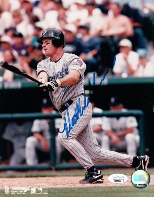 Matt Williams Signed Autographed 8X10 Photo Diamondbacks Road Swing JSA II24916