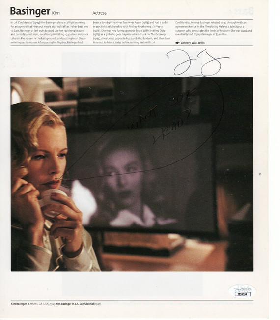 James Ellroy Signed Autographed Book Page Photo L.A. Confidential JSA II59194