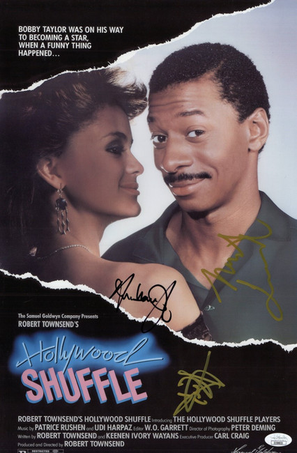 Hollywood Shuffle Autographed 11X17 Photo Wayans Townsend Johnson JSA II59833